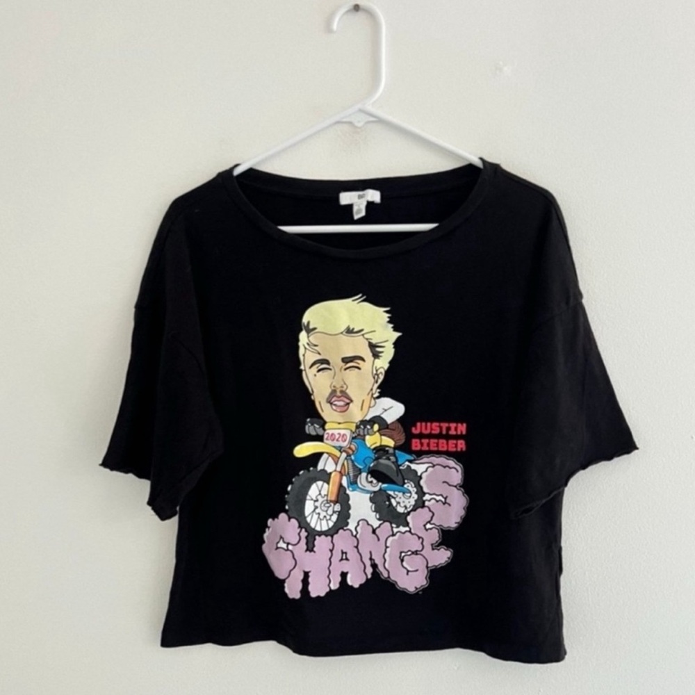 BP x Justin Bieber Changes Cropped Tee Small